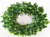 Artificial Green Leaves Wreath Front Door Wreath for Home Indoor Outdoor Decoration V1294-YM0901-190327QY07