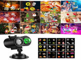LED Holiday Projector - Dual Lens Colorful Water Wave and Pattern V888-ELOSUNG55866