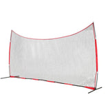 Barricade Backstop Net, 20x10 ft Ball Sports Barrier Netting, Portable Practice Equipment with Carry V952-DQW2010YC000EHXS0V0