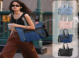Travel Bag - Women's Travel Bag - Sports & Fitness Bag - Yoga Bag - Sports Bag - Carry-On Luggage V1265-260-DARK-BLUE1
