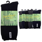 6 Pairs PREMIUM BAMBOO SOCKS Mens Heavy Duty Thick Work Socks Cushion BULK - Assorted Colour Pack V563-6BSOX-ACOLOUR-SIZE6-11