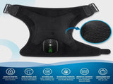Cordless Heated Shoulder Massager Wrap, Portable Shoulder Brace Heating Pad with 3 Heat for Pain V1192-AZ-W-0282