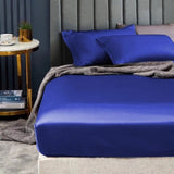 Ramesses 1500TC Elite Egyptian Cotton Sateen Fitted Sheet Combo Set Royal Blue Queen V442-KIT-FITTEDSS-1500TCEGYPTIANC-RBLUE-QS