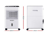 Devanti Evaporative Air Cooler Conditioner 6L EAC-C-BT-18J-WH