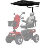EQUIPMED Mobility Scooter & Power Wheelchair Shade Canopy Roof, 1-Inch Mount, 3 Height Settings, V219-HMBMSAEQC9KA