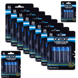 12x 4-Pack LR6 AA Platinum Alkaline Batteries Long Lasting Power Home Office Bulk V563-BR0046-12PCS