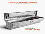 Truck Bed Tool Box, Heavy Duty Aluminum Tool Box with Tread Patterns, Storage Toolbox Chest V952-CZGJX48INCHYG7NXK001V0