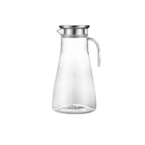 Glass Pitcher with Lid, Easy Clean and Heat Resistance Borosilicate Glass Jug for Hot or Cold Water, V1189-LWWAL-20260401-07292