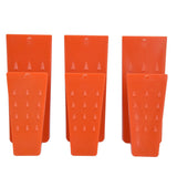 6pcs Chainsaw Wedges Increasing Friction Red Durable Plastic Tree Cutting Supplies for Woodworking V1294-YM0523-3111210402511