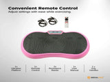 Social Hike Vibration Plate Exercise Platform - Vibrating Workout Machine Pink V238-SUPDZ-48198953222