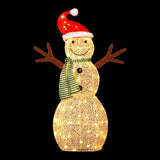 0.97M Christmas Lights Snowman 80 LED Decorations Jingle Jollys XMAS-MOT-SNOW-3FT-MC
