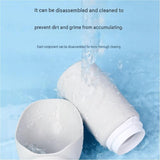 Grey Portable Silicone Pet Water Bottle and Treat Pouch Set - 550ml Foldable Leak-Proof Dog Travel V888-ELOSUNG56143-1