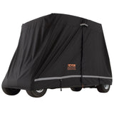 4 Passenger Golf Cart Cover 600D Polyester Waterproof Cover Universal Fits V952-QFBSGEFCZGMD7Y5A6V0