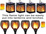 2 sets of Acsery LED flame lamps with remote control. USB rechargeable flame effect V1188-ZXY-117-0072