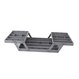 Foldable Expandable Desk Organizer Double Row Multi Level Drawer Organizer Tray for Jewelry Cosmetic V1294-YM0901-3117240180811