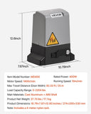 400W Electric Sliding Gate Opener 1000kg Chain Drive Infrared Sensor V952-PYMKMJNLCTPYG4B0Q001V3