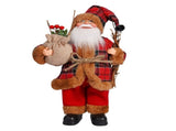 Christmas Santa Claus Dolls Standing Santa Claus Figurine Christmas Figurine Figure Decor For V1192-AZ-W-30990
