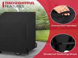 32 Inch Small Grill Cover, Heavy Duty Waterproof 2 Burner Gas BBQ Cover, Compatible with Weber V1258-DP02-C-145