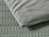 Bianca Kahlani Sage Waffle Quilt Cover Set Single V442-BCA-QUILTCS-KAHLANI-SAGE-SB
