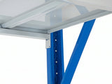 Centurion Standard 1 Bay Heavy-Duty All Steel Shelving 2.4m 400kg Rack LS-099-24