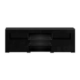 Artiss Entertainment Unit TV Cabinet LED 160cm Black Bobi FURNI-O-LED-TV160-BK-AB