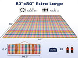 Outdoor Picnic Blanket Waterproof Mat Extra Wide Camping Tent Ground Sheet for Hiking and Outdoor V1308-DSZKI-925-3