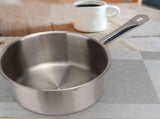 Stainless Steel Composite Bottom Cooking Pot Single Handle Saucepan with Lid Kitchen Cookware V1294-YM0901-3113200010211
