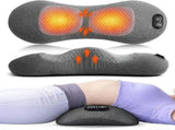 Classic Grey 3-in-1 Heated Back Stretcher with Vibration Massage & Traction Lifting Function, V1221-XM-YZAMD-003