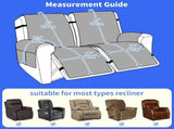 Waterproof Recliner Chair Cover with Pocket, Non-Slip Recliner Covers for Small Recliners, Washable V1192-AZ-W-25013