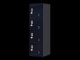 4-Door Vertical Locker for Office Gym Shed School Home Storage V63-832571