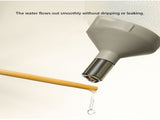 Beige Base Adjustable Height Pet Water Dispenser with Food Bowl Base - Non-Drip Bottle Feeder V888-ELOSUNG23873
