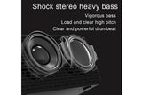 Wireless Charging Bluetooth Speaker with LED Digital Alarm Clock and FM Radio V1263-JX-6729