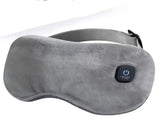 Heated eye mask with 3 adjustable temperature settings, wireless heating, and washable, for Home, V1189-LC-DG-00257