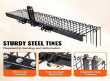 Tow Behind Landscape Rake, 1.8m Tow Dethatcher with 32 Steel Tines, Lawn Dethatcher Rake Attaches to V952-ZXSCJDHC72BDGLRVMV0