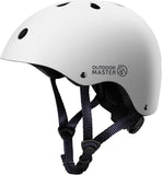 OutdoorMaster Youth & Kids Bike Helmet - Adjustable Multi-Sports Skateboard Helmet with Removable XFOM-HS001-WHT-L
