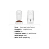 Automatic Food/Water Dispenser Fountain-3.75Lx 2 Pieces- Dog/Cat Food/Pet Bowl Accessories Bpa Free V1188-MS-227-1239