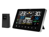 Digital Indoor Outdoor Thermometer Hygrometer Color Display Touch Screen Weather Forecast Station V1294-YM0901-3111260013711