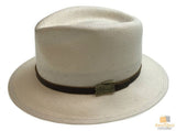 Premium STRAW HAT Panama Trilby Fedora Feather Sun Beach Brim Cap USA Made BR005 - Small V563-BR-BR005-S63_4-67_8