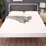 Ramesses 1000TC Linen Bamboo Fitted Sheet Combo Set White Queen V442-KIT-FITTEDSS-LINENBAMBOO-WHITE-QS