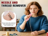 2 in 1 Threader Seam Ripper Tool, 2025 New Threaders Seam Rippers for Sewing, Upgrade V1258-DP02-C-2530