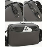 Black Gray Travel Cross-Body Bag High-Quality Cross-Body Bag Durable Travel Bag Organized V1347-127-GRA-09554
