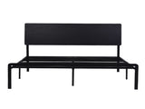 Artiss Bed Frame Queen Size LED Metal Bed Base with Charging Station LAN MBED-D-LAN-Q-BK-AB