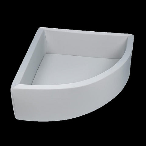 Corner Ball Pit Playpen Enclosure Safe Grey Play Area for Babies and Toddlers, Indoor or Outdoor V63-921201