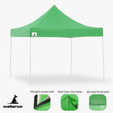 Wallaroo 3x3 PopUp Green Gazebo Marquee Outdoor Tent GAZ-POP-3X3-GN