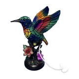 Flower Night Light, Hummingbird Floral Lampative Table Light for Bedroom Living Room Home V1192-AZ-W-34138