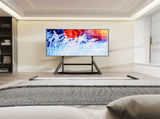 Reinforced Metal 40-100" Tv Floor Stand 2 Tier Shelf Tv Mount Adjustable Height V767-U-Z1188-V1