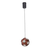 Soccer Ceiling Hanging LED Football Pendant for Bedrooms Living Rooms and Study Warm V1294-YM0901-3119240062712
