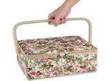Extra Large Sewing Basket,Vintage Basket,for Needles, Thread, Tape Measure, and Other Supplies V1192-AZ-W-22761