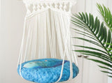 Cat Hanging Swing Hammocks Chair Cotton Rope Weaving Cat Bed Indoor Outdoor Garden Yard Decoration V1294-YM0901-3117200098311