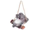 Resin Swinging Koala Animal Model Figurine Statue Sculpture Hanging Ornament Outdoor Yard Decoration V1294-YM0523-3111210391511